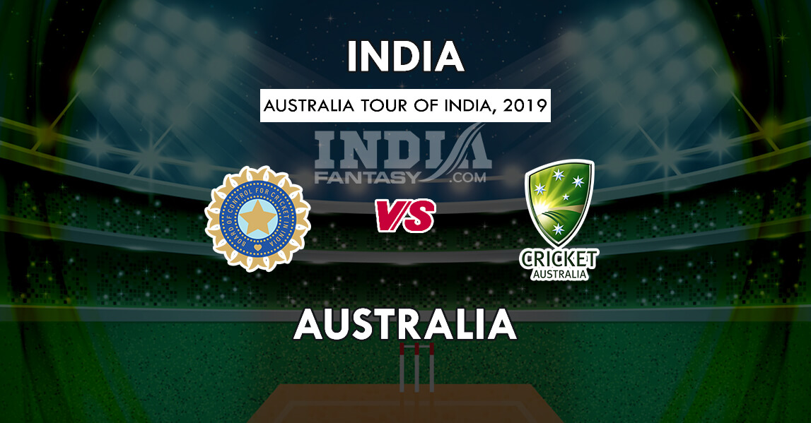 Ind Vs Aus Dream11 Grand League Team India Vs Australia 2nd Odi